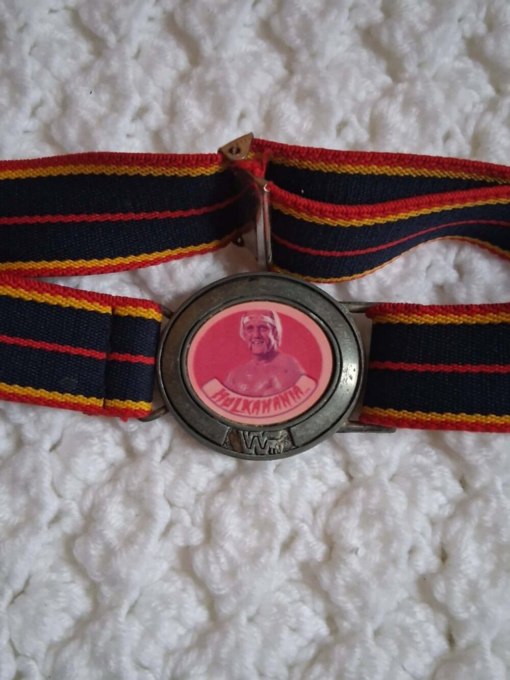 HULK HOGAN Kids Belt Titan Sports USA Collectible Memorabilia WWF Hulkster-1985